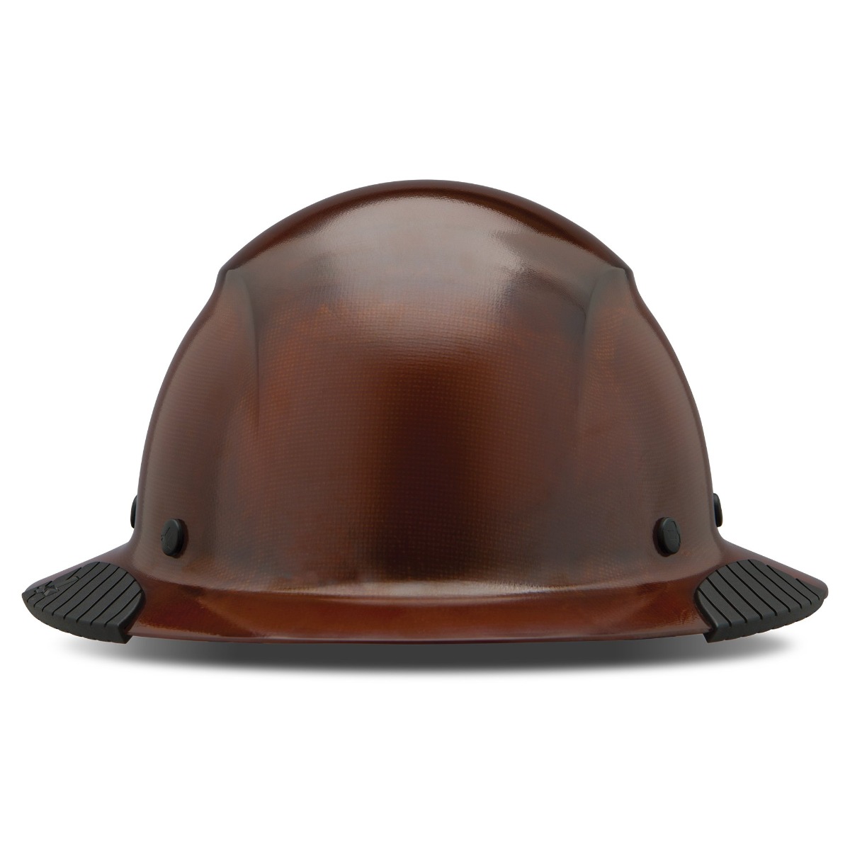LIFT Safety HDF-15NG DAX Full Brim Brown Hard Hat Front