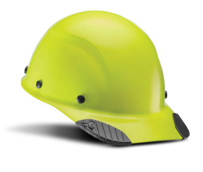 LIFT Safety HDFC-18HV DAX Fiber Resin Cap Hi-Viz Yellow tilt