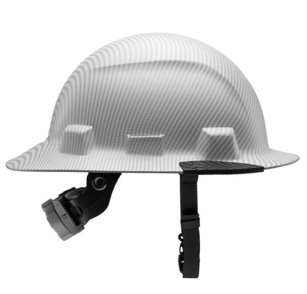 LIFT Safety iDAX Non-Vented White Carbon Fiber Hard Hat HIDNV-24CW