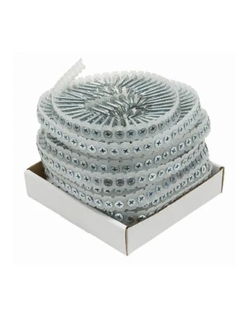 High load 06C125CS High Load Screw #6 x 1-1/4", Drywall to Heavy Steel, Clear Zinc Collated Screw