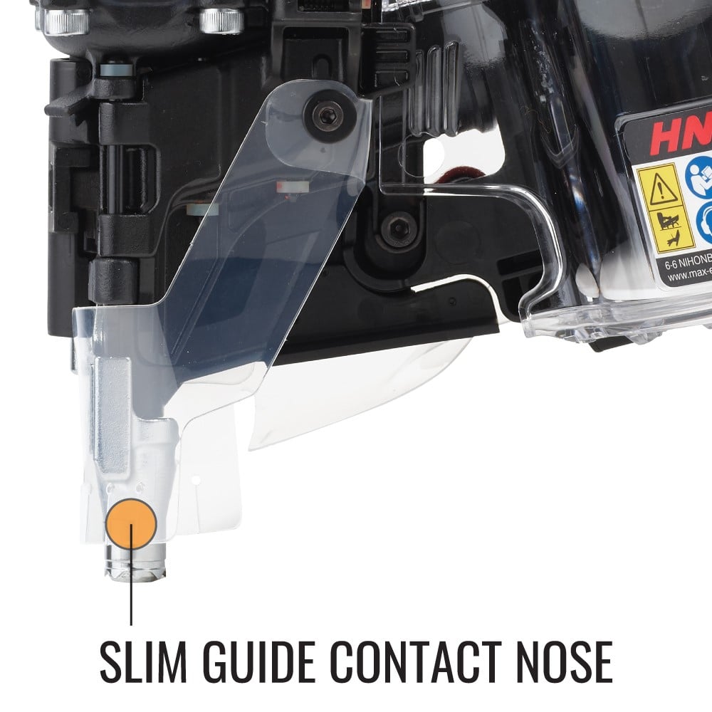 MAX HN65S SuperSider Coil Siding Nailer contact nose