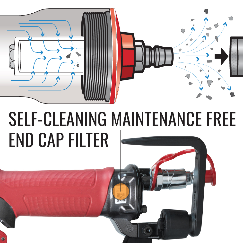 MAX HN90F PowerLite High Pressure Coil Framing Nailer self cleaning