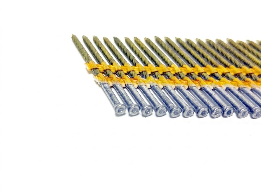 JASS12D131HDC 3-1/4" x .131 Screw Shank Hot Dip Trim Casing Nail Head