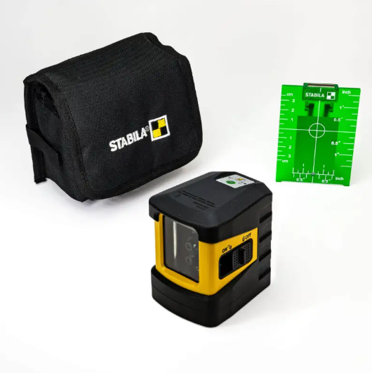 Stabila LAX 60 G Cross Line Laser Kit, 3 Pieces