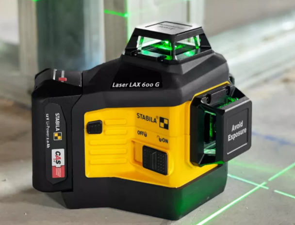 STABILA 03420 LAX 600 G Multi-Line 360° GREENBEAM Laser Kit lasers