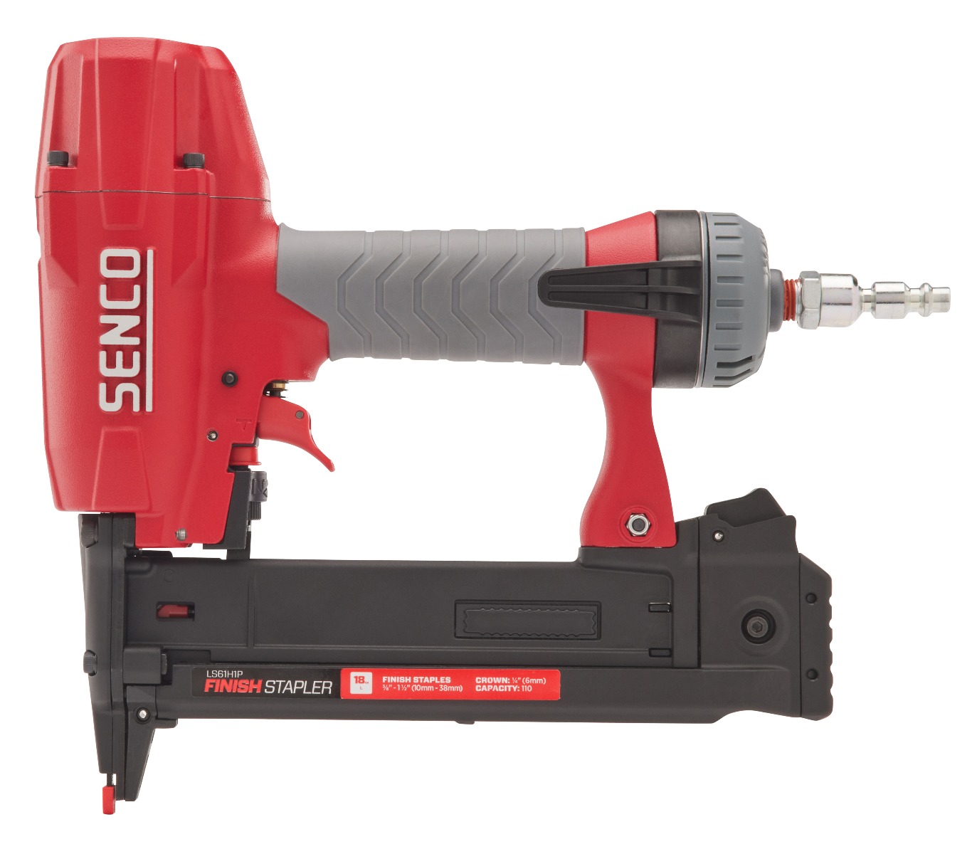 Senco LS61H1P 18 Gauge Finish Stapler w/Case, 3/8" to 1-1/2"