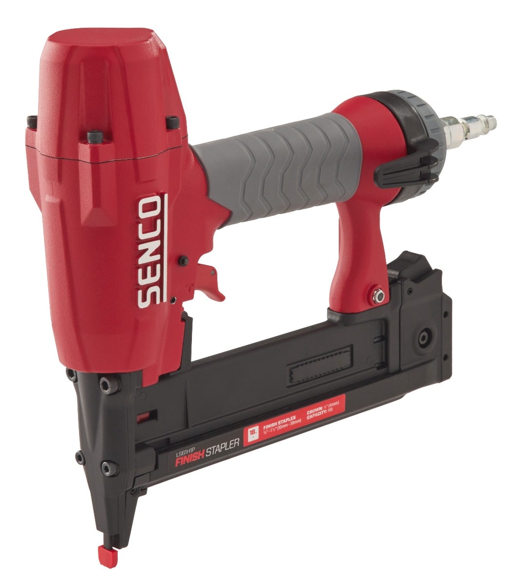 Senco LS61H1P 18 Gauge Finish Stapler w/Case, 3/8" to 1-1/2" angle