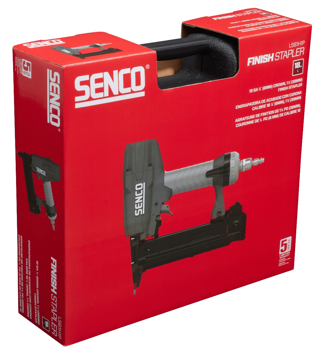 Senco LS61H1P 18 Gauge Finish Stapler with carrying case