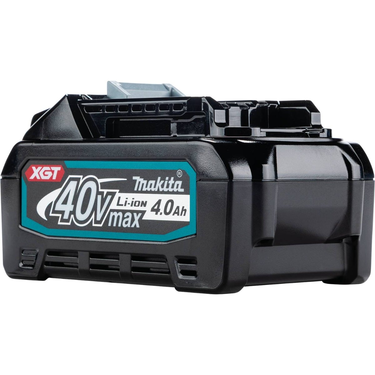 Makita BL4040 40V MAX XGT 4.0 Ah Li-Ion Battery angle view
