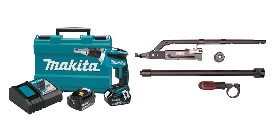 Makita XSF03T-KIT Screwdriver w/ Senco DS530-M1 10X0022N Attachment Kit