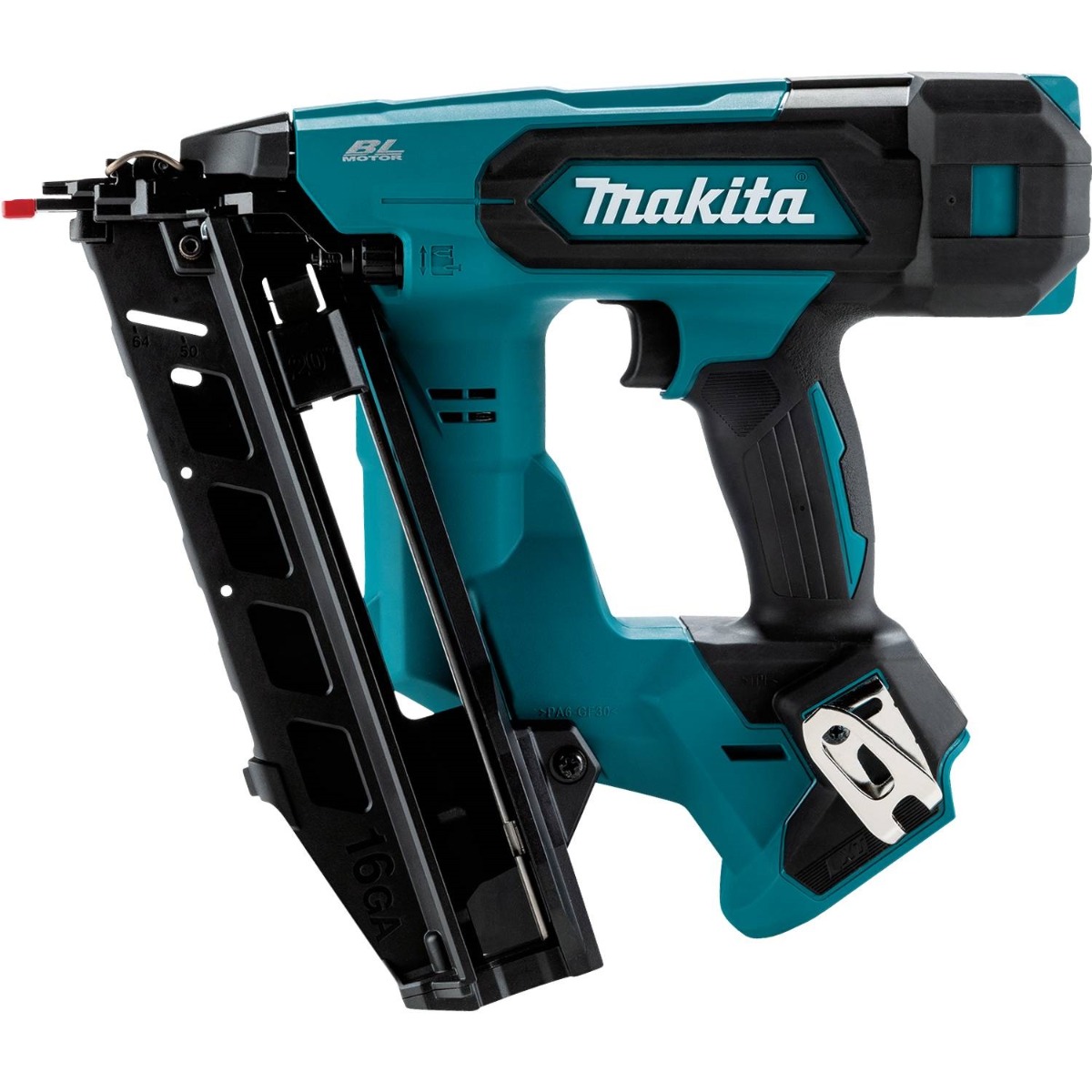 Makita XNB06Z 18V LXT Brush1less 16 Gauge Angled Finish Nailer tool only