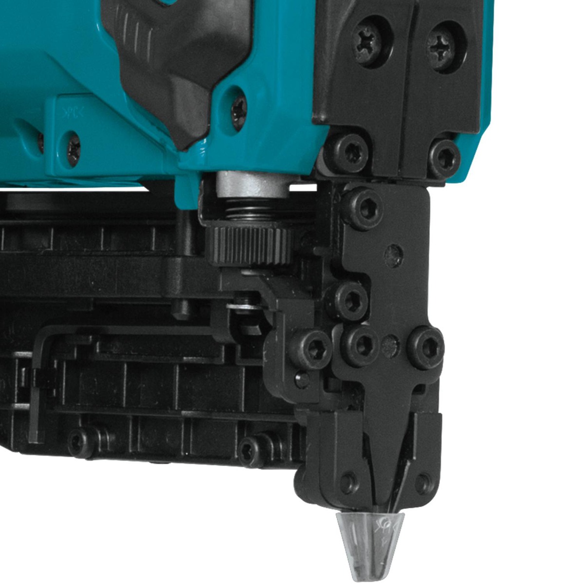 Makita XTP02Z 18V LXT Cordless 23 Gauge Pin Nailer nose