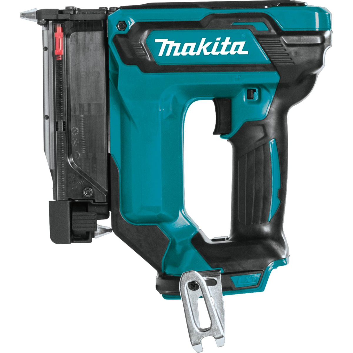 Makita XTP02Z 18V LXT Cordless 23 Gauge Pin Nailer profile rotated