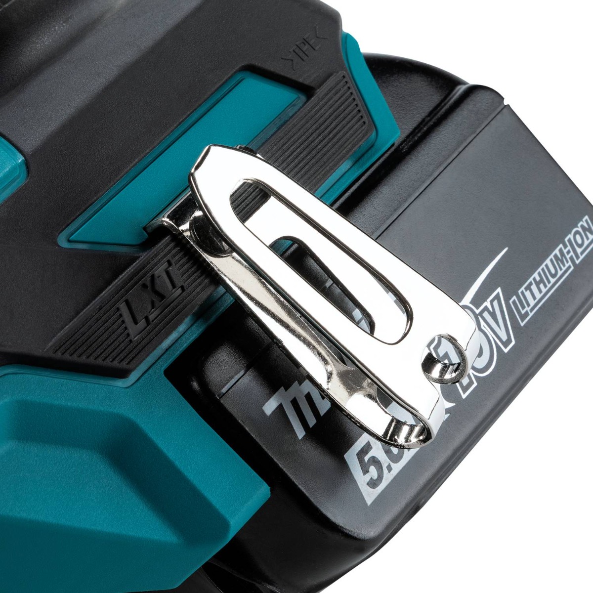 Makita XTS02Z 18V LXT Brushless 18 Gauge Narrow Crown Stapler belt hook