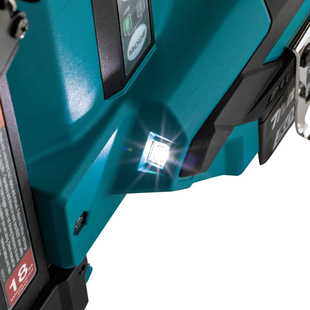 Makita XTS02Z 18V LXT Brushless 18 Gauge Narrow Crown Stapler light