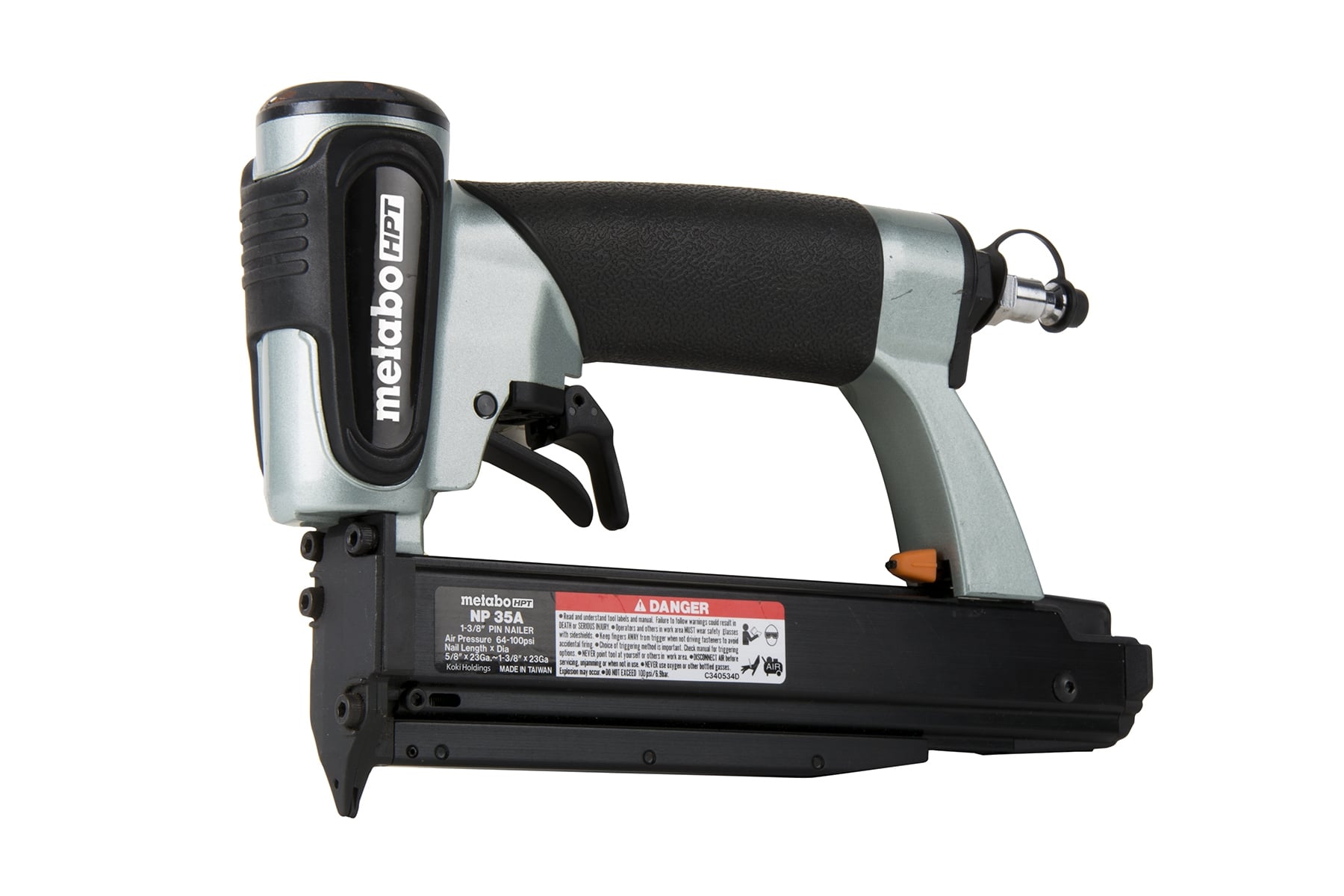 Metabo HPT NP35A 23 Gauge Pin Nailer w/Case