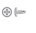 PSD0075C Screw #10 x 3/4", Metal to Metal, Pan, Drill Point