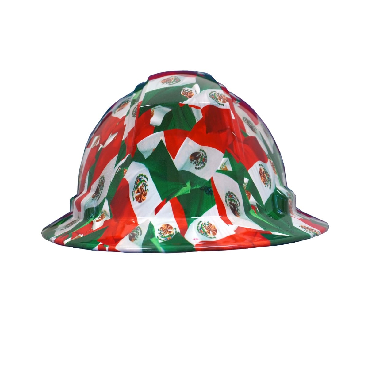 PIP 280-HP641R-MG Dynamic Kilimanjaro Full Brim Mexican Flag Gloss Hard Hat front