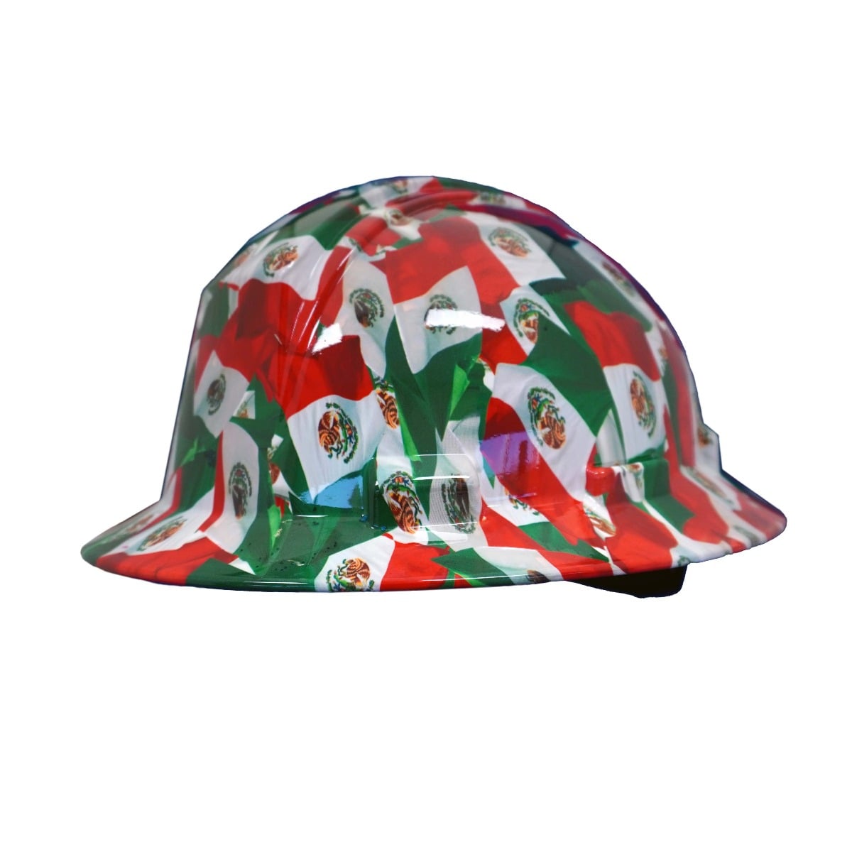 PIP 280-HP641R-MG Dynamic Kilimanjaro Full Brim Mexican Flag Gloss Hard Hat