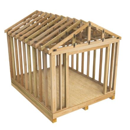 Camo 0366219 5/16" x 4.5" Structural Multi-Ply Flat Head Exterior Screw for construction project