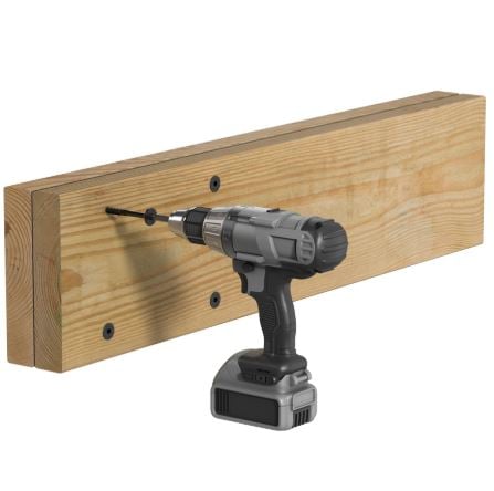 Camo 0366219 5/16" x 4.5" Structural Multi-Ply Flat Head Exterior Screw with drill