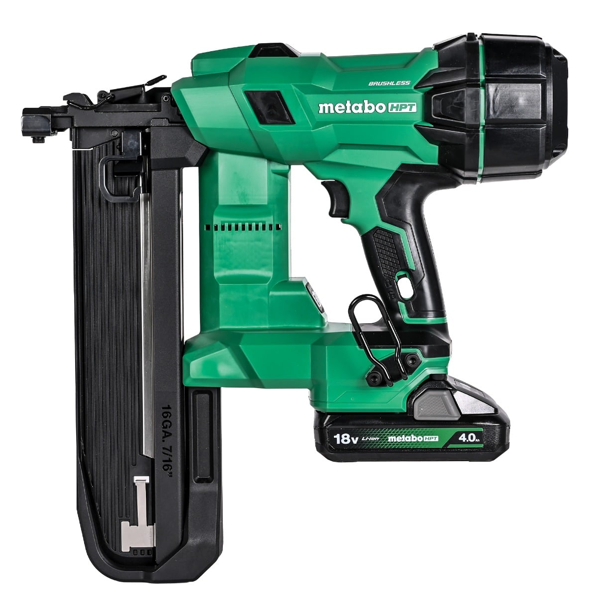 Metabo HPT N1808DA 18V Cordless 16 Gauge Medium Crown Stapler