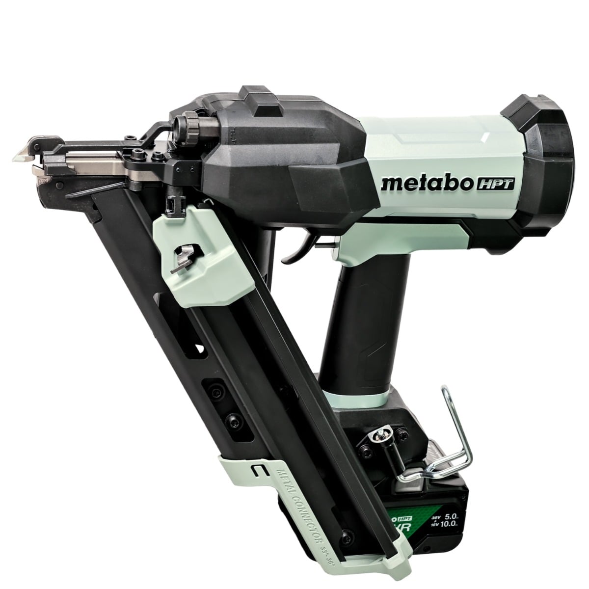 Metabo HPT NR1865DKAQRY 18V Cordless Pneumatic Metal Connector Nailer Kit, 1-1/2" to 2-1/2"