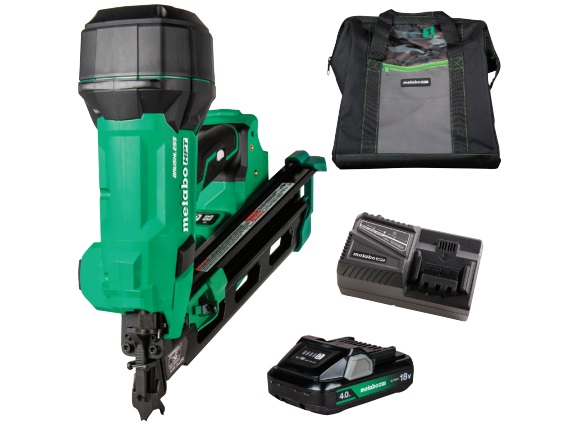 Metabo HPT NR1890DCA 18V Cordless Paper Strip Framing Nailer Kit