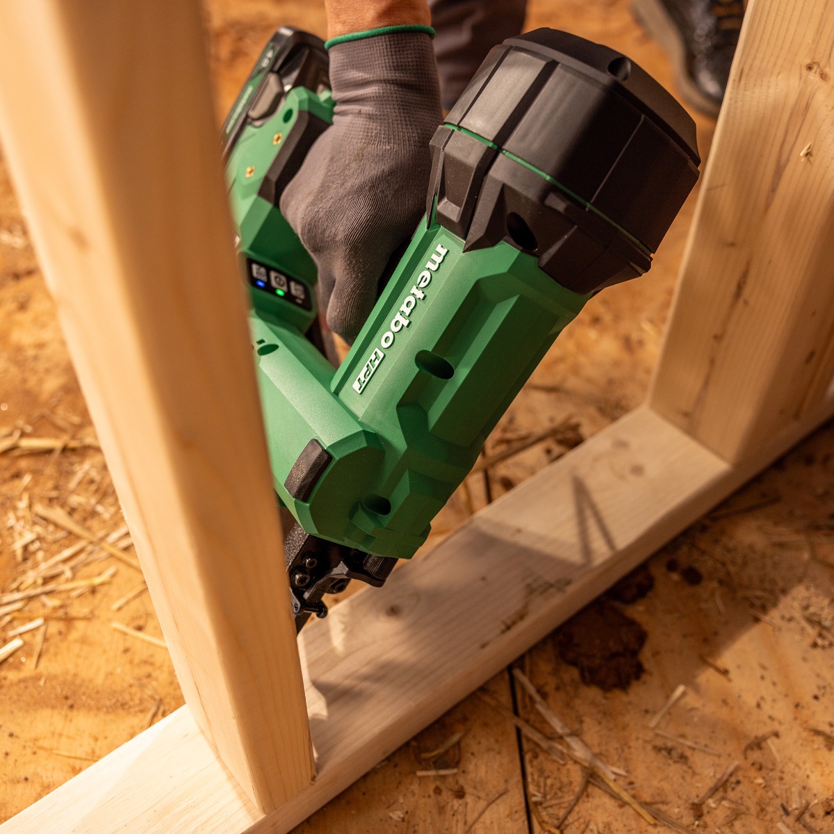 Metabo HPT NR1890DCA 18V MultiVolt Cordless Nailer framing job