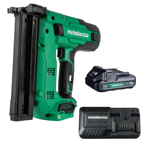 Metabo HPT N1804DBM 18V MultiVolt 18Ga Narrow Crown Stapler Kit with battery & charger