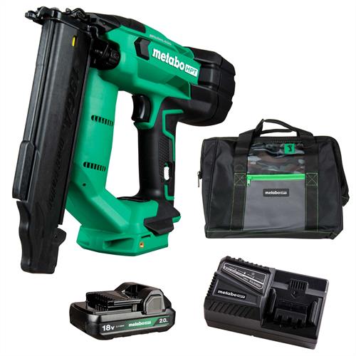 Metabo HPT NT1850DFTM Li-Ion 18 Gauge Cordless Brad Nailer kit