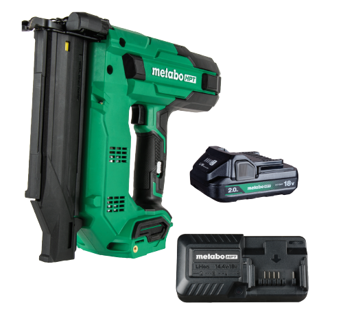 Metabo HPT NT1850DGM 18V Multivolt 18-Gauge Compact Brad Nailer w/ battery and charger kit