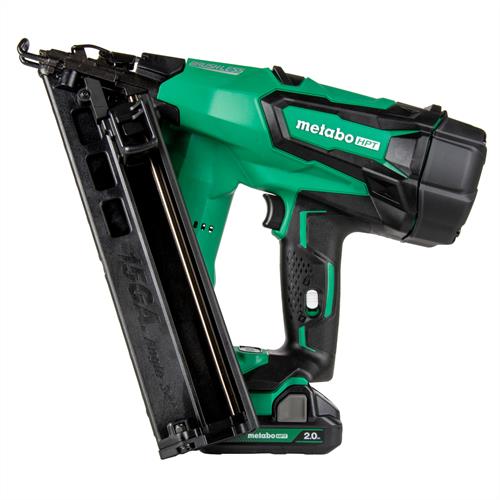 Metabo HPT NT1865DMASTM (Formerly Hitachi) Li-Ion 15 Gauge Angled Cordless Finish Nailer 34 degree angle