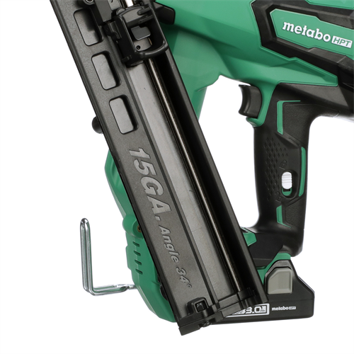 Metabo HPT NT1865DMASTM (Formerly Hitachi) Li-Ion 15 Gauge Angled Cordless Finish Nailer magazine