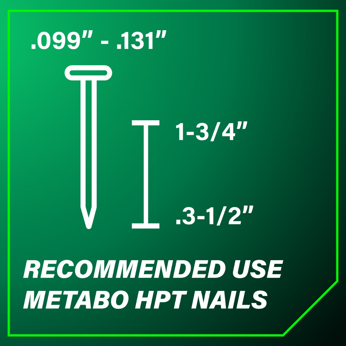 Metabo HPT NV1890DAQRY 18V Cordless Pneumatic 15-Degree Coil Framing Nailer for 1-3/4" to 3-1/2" nails