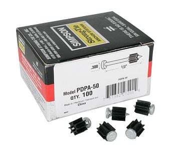 0.157”x 1/2” Simpson Strong-Tie PDPA-50 PDPA Powder-Driven Pin box