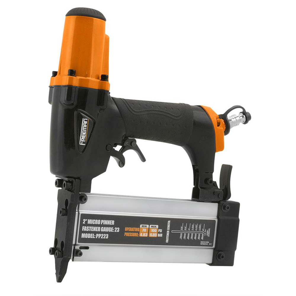Freeman PP223 Pneumatic 23-Gauge 2″ Micro Pinner with Case