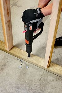 Simpson Strong-Tie PTP-27L Premium Tool in use on jobsite