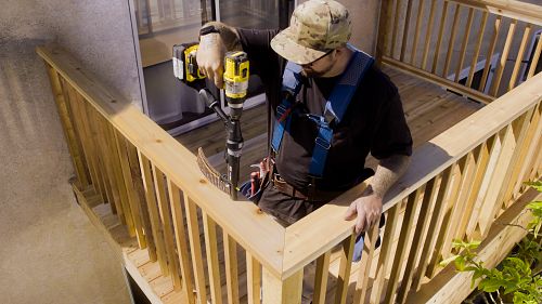 Quik Drive Project Pro Screw Driving Tool QDPROJECTPRO in use