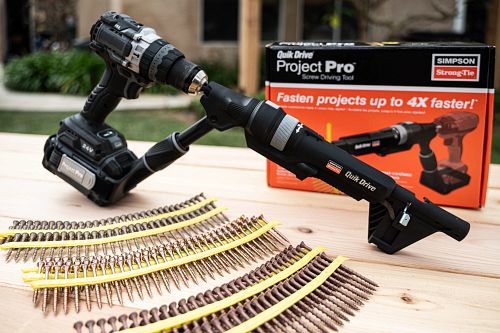 Quik Drive Project Pro Screw Driving Tool QDPROJECTPRO w/ box package and screws