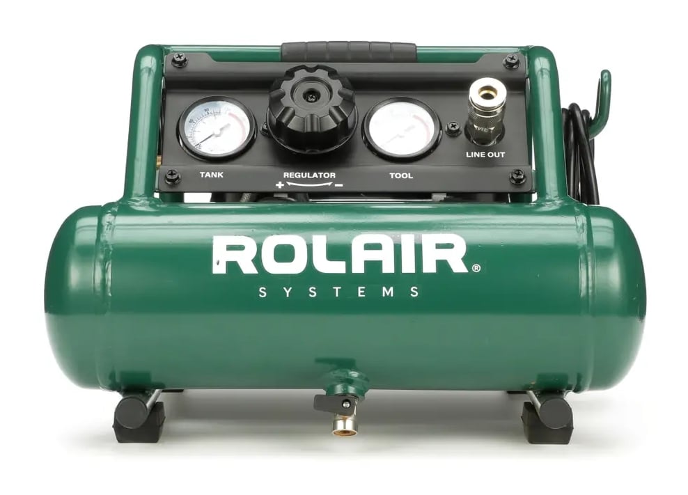 RolAir AB5PLUS Air 1/2HP Hand Carry Portable Air Compressor