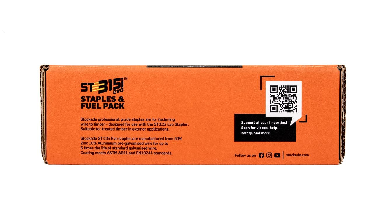 STOCKade SB40i Staple/Fuel Pack for wire to timber applications