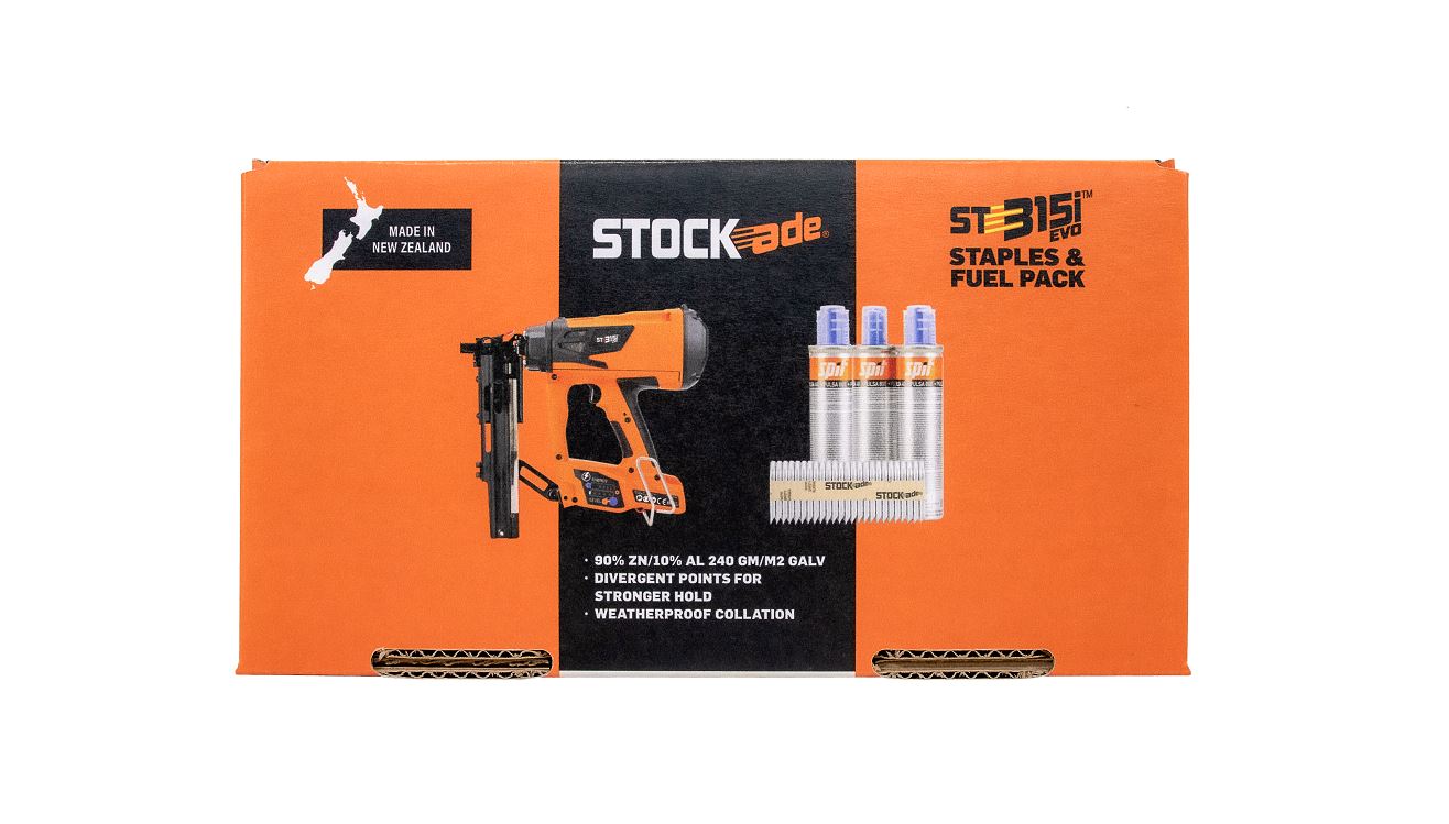 STOCKade SB40i 1-1/2" Leg 10.5 Ga. Barbed Staple/Fuel Pack