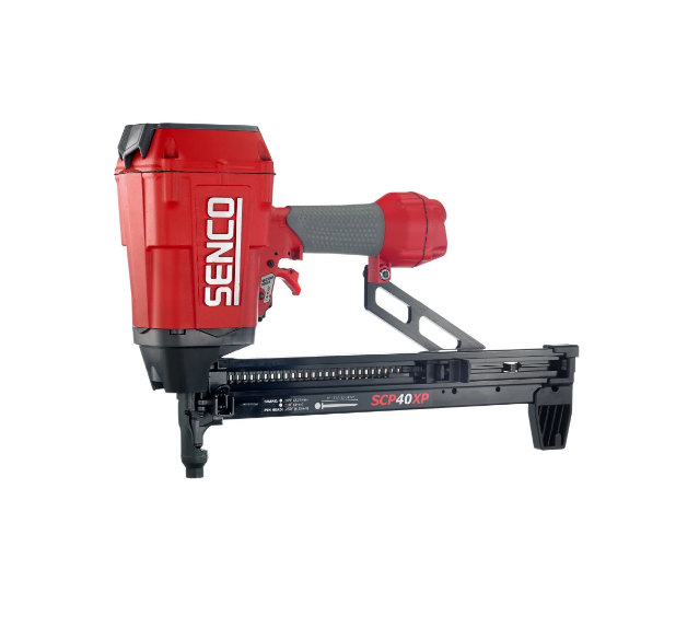 Senco SCP40XP Concrete and Steel Pinner easy load 2-step fastener loadign design
