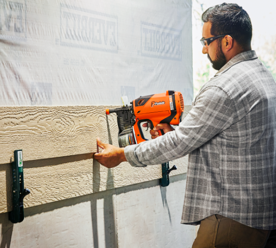 Paslode CSF 919100 Coil Siding & Fencing Nailer siding installation