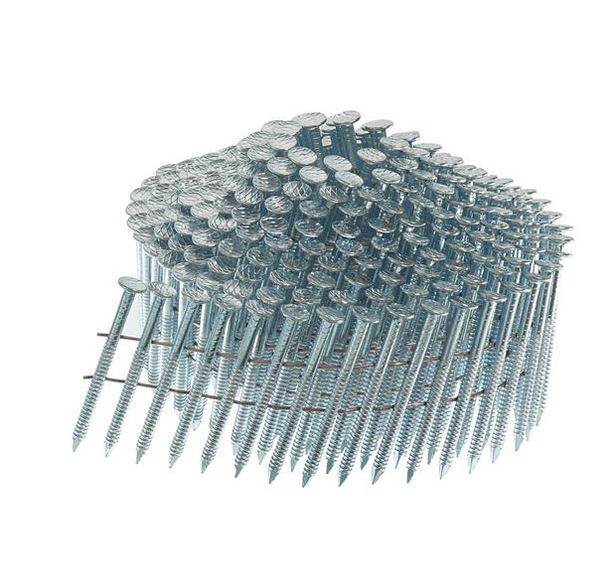 BG18AAAQ Coil 1-5/8" x .099 Ring Drywall Galvanized, Plain Nails