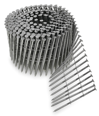 S13A250CCT 2-1/2" x .092 Ring Shank, Tan, 304 Stainless Steel Siding Nails