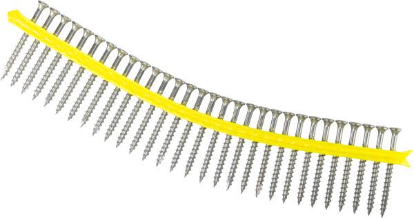 SS3DSC212BS316 #10 x 2-1/2", Deck Screw, 316 Stainless, Type 17 Point collation