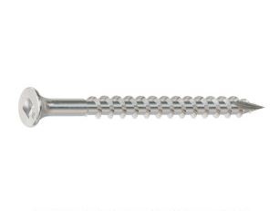 SS3DSC212BS316 #10 x 2-1/2", Deck Screw, 316 Stainless, Type 17 Point