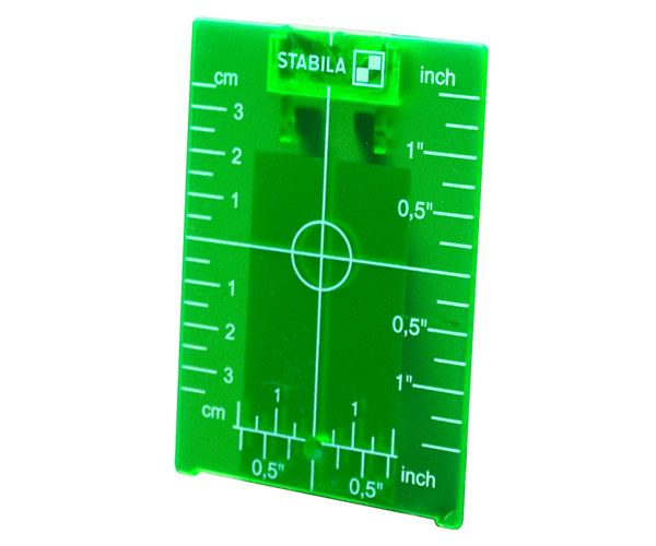Stabila 07442 Magnetic Target Plate For Green Beam Lasers